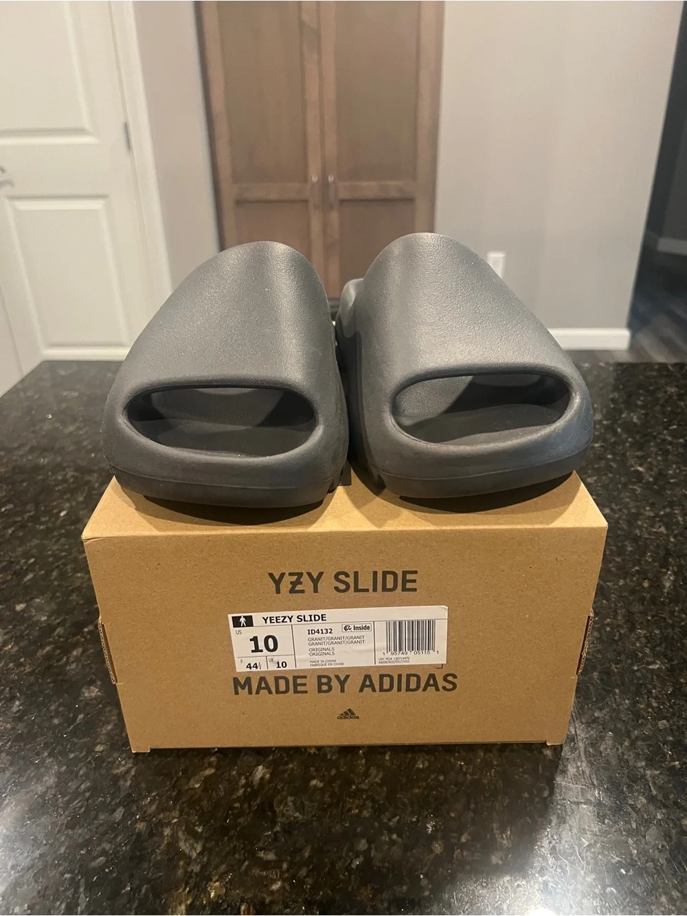 adidas YZY Slide in Charcoal